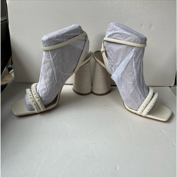 Sam Edelman New York Cuban Heel Strap Sandals KIA BEADS - Picture 6 of 8